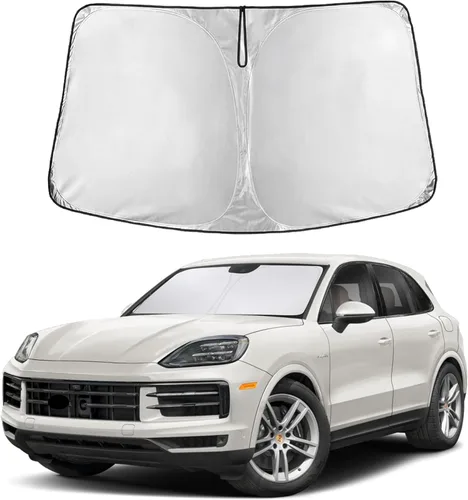 Miniatura 61 de EcoNour Parasol para parabrisas compatible con Hyundai Tucson 2016-2019 2020 2021, visera solar para parabrisas delantero y ventana, bloqueador