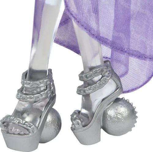 Miniatura 4 de Muñeca de Monster High Spectra Vondergeist con hurón mascota Rhuen y accesorios como mochila, tableta, bocadillos y más