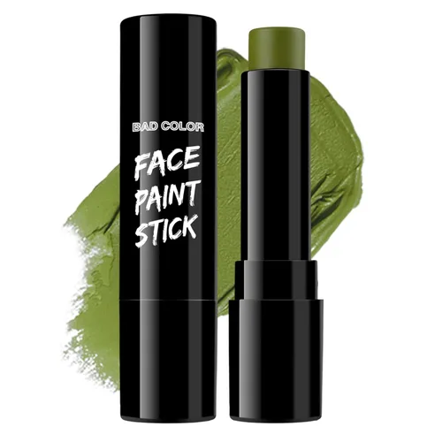 Miniatura 27 de BADCOLOR Barra de pintura naranja para la cara y el cuerpo, crema mezclable para ojos negros de cuerpo completo, maquillaje para Halloween, SFX