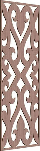 Miniatura 167 de Keene Paneles de pared decorativos de madera con calado, 9 3/8 pulgadas de ancho x 24 3/8 pulgadas de alto x 1/4 de alto, roble rojo rojo (Red Oak)