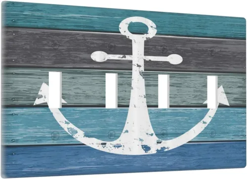 Miniatura 13 de Cubiertas decorativas para placa de interruptor, bandera estadounidense, receptáculo de 1 banda, placa de pared dúplex, cubierta de interruptor