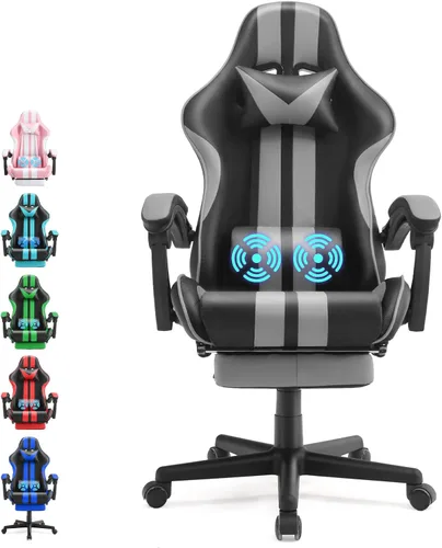 Miniatura 10 de Ferghana - Silla ergonómica de juego Miami Blue para adultos y adolescentes