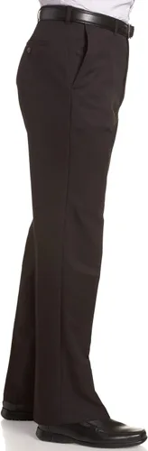 Miniatura 3 de Haggar - Pantalón para hombre de primera calidad, sin plancha, con cintura expandible y plisado en la parte delantera