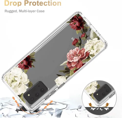 Miniatura 7 de Funda para Galaxy Note 20 5G/Samsung Note 20 SM-N981U con protector de pantalla de vidrio templado, funda protectora de cuerpo completo