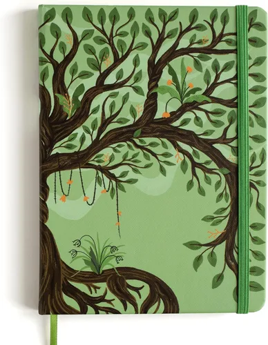 Miniatura 10 de Rileys Árbol de la Vida, 8" x 6", Diario en Blanco 240 Páginas, Papel Marfil, Cuaderno en Blanco para Hombres y Mujeres, Diario sin Líneas, Cuaderno