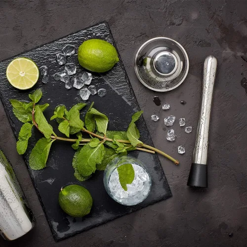Miniatura 4 de NATURELAND Food-Grad - Juego de herramientas de acero inoxidable 304 para mezclar y mezclar, apto para lavavajillas, crea deliciosos mojitos y otras