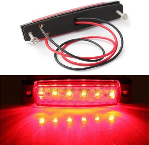 Miniatura 4 de Luces de navegación Shangyuan, luces LED de tira marinas y para popa de barco, kayak, DC 12V 2 piezas (rojo y verde)