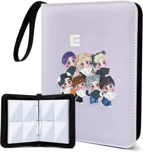 Miniatura 6 de Carpeta para tarjetas fotográficas con 400 bolsillos, libro con mangas, álbum de fotos para tarjetas Lomo