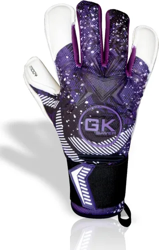 Miniatura 6 de GK Saver Guantes de portero de fútbol Modesty Guantes de portero profesionales, talla 6 a 11, guantes salvadores extraíbles