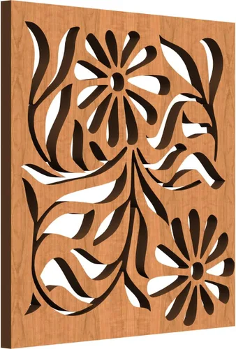 Miniatura 39 de Barryton - Paneles decorativos de madera con calado, extra pequeños, 7 3/8 pulgadas de ancho x 7 3/8 pulgadas de alto x 1/4 pulgadas de alto, roble