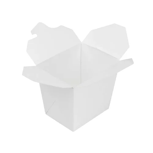 Miniatura 4 de Karat FP-FP16W - Contenedor de papel para llevar de 16 onzas, color blanco (caja de 450)