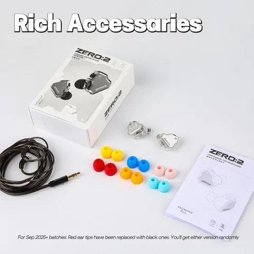 Miniatura 6 de Linsoul 7Hz x Crinacle Zero:2: Monitor de oído intrauditivo, controlador dinámico actualizado de 10mm IEM, auriculares con cable, auriculares
