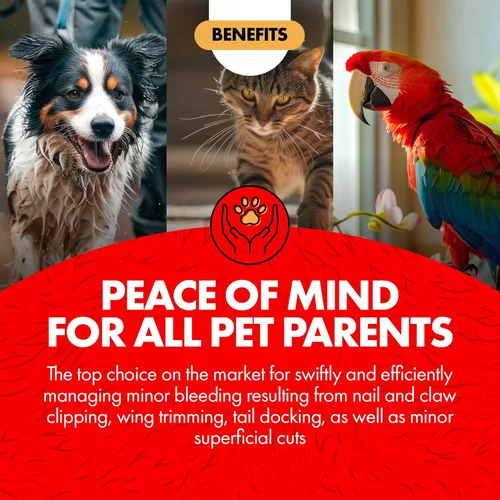 Miniatura 3 de Miracle Care Kwik Stop hisopos de gel astrintente para perros, gatos y pájaros, 3 aplicadores de un solo uso, acción rápida para detener la sangre