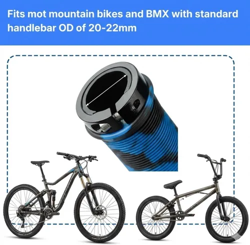 Miniatura 3 de Empuñaduras de bicicleta para manillar de bicicleta - Cómodos agarres de bloqueo para bicicleta de montaña, BMX, disponibles en múltiples opciones