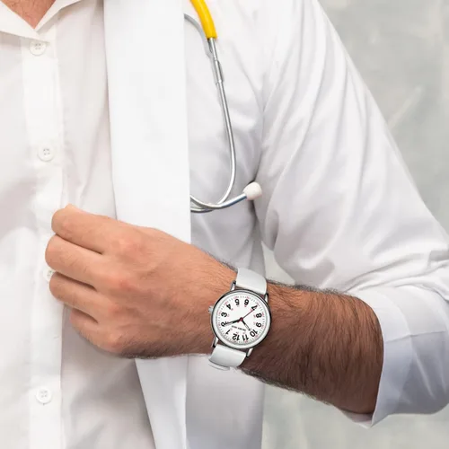 Miniatura 7 de GOLDEN HOUR Reloj de enfermera impermeable para profesionales médicos, estudiantes, mujeres y hombres, esfera luminosa de fácil lectura, 24 horas