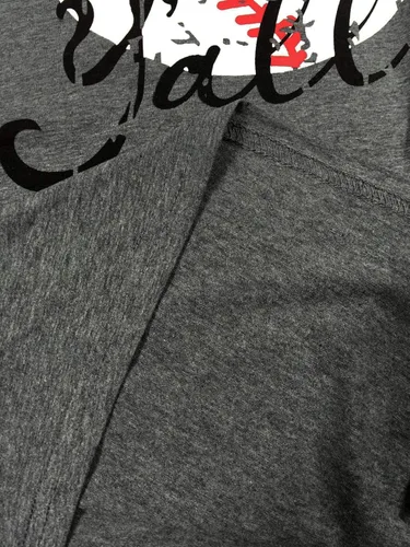 Miniatura 5 de DUDUVIE playera informal con texto en inglés Lets Do This Boy