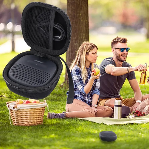 Miniatura 9 de Estuche duro para Altavoz inalámbrico portátil Bose SoundLink Micro Altavoz Bluetooth, negro