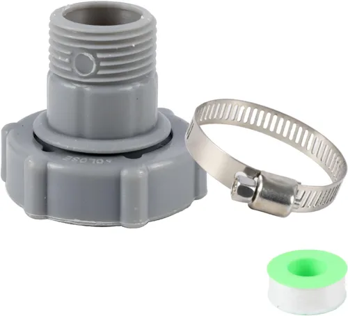 Drenaje de piscina para piscinas Coleman/sobre el suelo/Bestway Id1.5 pulgadas, adaptador de manguera de drenaje, enchufe de drenaje para conectar a