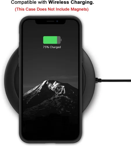 Miniatura 6 de TENDLIN Funda compatible con iPhone 12 Pro Max de grano de madera con diseño de textura de fibra de carbono, funda híbrida de cuero negro