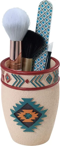 Miniatura 3 de Avanti Linens - Vaso, artículos esenciales para el baño de invitados, decoración azteca para el hogar (colección de baile navajo)