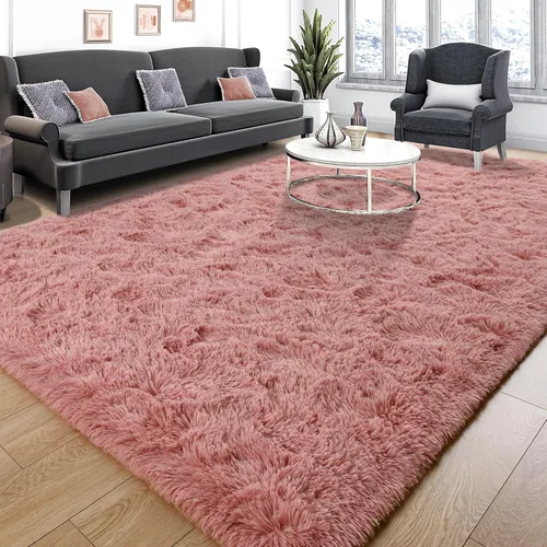 Miniatura 44 de Tepook Alfombras súper suaves y esponjosas para sala de estar, alfombras de área de 8 x 10 pies para dormitorio, alfombra moderna peluda, alfombras