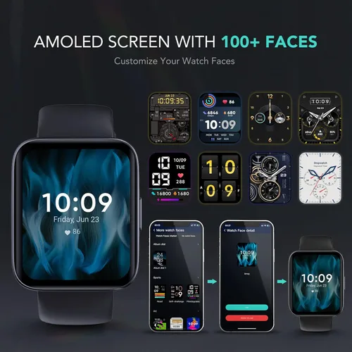 Miniatura 8 de SKG Reloj inteligente para hacer/responder a llamadas para hombres y mujeres, rastreador de actividad física con GPS con más de 100 deportes