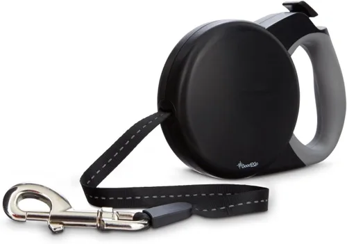 Miniatura 3 de Petmate Walkabout 3 Collar retráctil, negro, pequeño (02402)