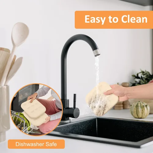 Miniatura 7 de Paquete de 6 salvamanteles de silicona para platos calientes, almohadillas calientes para cocina, salvamanteles para ollas y sartenes calientes