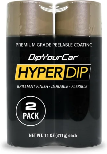 Miniatura 14 de DipYourCar HyperDip Pintura - lata de pintura en aerosol para automóviles con acabado de inmersión - Protección de pintura removible y desprendible