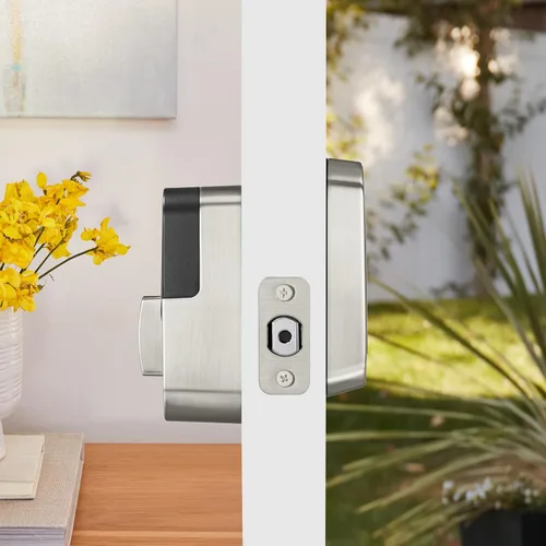 Miniatura 3 de Yale Assure Lock 2 Touch - Cerradura de puerta de entrada inteligente con llave de níquel satinado con teclado de pantalla táctil conectado