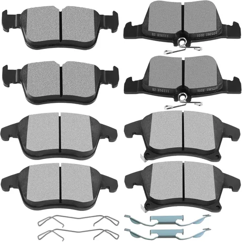 Miniatura 12 de SCITOO - Juego de pastillas de freno de cerámica, 8 pastillas de freno para Honda CR-V 2002-2004, 2003-2011 para Honda Element