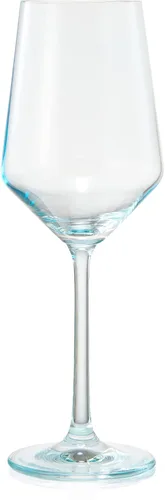 Miniatura 2 de The Wine Savant Haz tu propio juego de copas de vino individuales, vaso grande de color azul colorido de 12 onzas, estilo italiano alto para vino