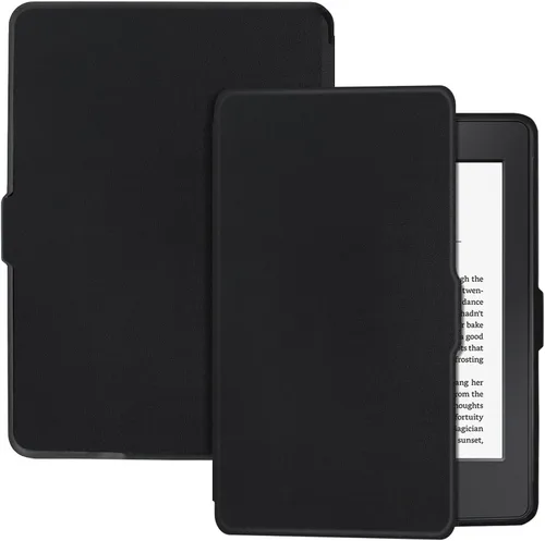 Funda delgada para Kindle Paperwhite de 5ª/6ª/7ª generación antes de 2018 (versión 2012-2017, modelo EY21 y DP75SDI) – Funda protectora de piel Negro