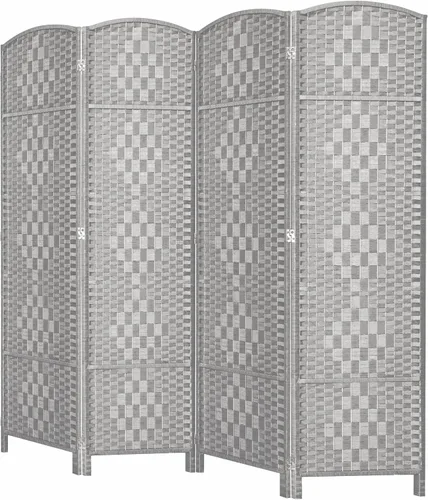 Miniatura 32 de HALLYBEE Separador de habitaciones, separadores de habitaciones y pantallas de privacidad plegables, pantalla de privacidad de 16 pulgadas, 3