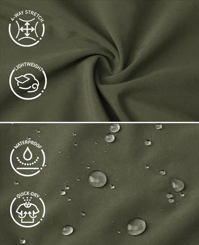 Miniatura 3 de MIER Pantalones cortos deportivos para correr de 5 pulgadas para hombre con bolsillos, de secado rápido, ligeros, pantalones cortos de entrenamiento