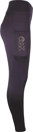 Miniatura 2 de AK Oreo AKRS-6052-01 - Medias de equitación transpirables de tiro alto con agarre de silicona para asiento completo
