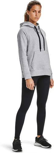 Miniatura 3 de Under Armour Rival - Sudadera con capucha para mujer, de vellón, sin botones