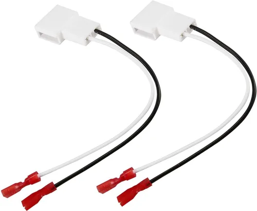 Paquete de 2 adaptadores de arnés de altavoz 72-8104 compatibles con adaptador de arnés de cable de altavoz Toyota compatible con Toyota Tacoma