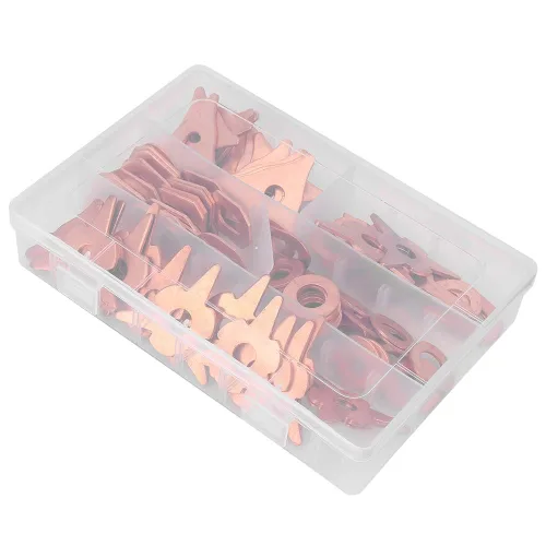 Miniatura 2 de 110 anillos extractores de abolladuras, triángulo OT redondo para reparación de soldadura de chapa automotriz, triangular/nuevo triangular/redondo