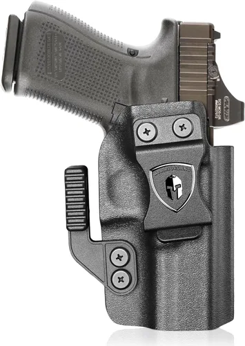 Miniatura 11 de WARRIORLAND IWB Funda Kydex con corte de garra y óptica, ajuste seleccionado para S&W Bodyguard 2.0, Hellcat Pro, Glock 17/19 Gen 3-5 y 19X / 43X