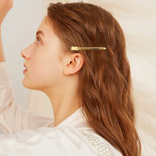 Miniatura 3 de Pinzas de corte de acero inoxidable para cabello y pico de pato - Pasadores para peluquería y uso en salones de belleza