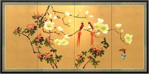 Miniatura 9 de Red Lantern Grúas de hoja de oro de 36" x 72