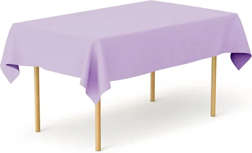 Miniatura 128 de Pomp Mantel Premium de Poliéster de 60" x 84" en Color Amarillo Plátano Tela Fácil de Cuidar, Resistente a Arrugas y Manchas Para Mesa Banana