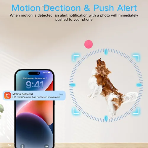 Miniatura 3 de Cámara de reloj WiFi inalámbrica 1080P HD cámaras ocultas niñera con visión nocturna, cámaras de vigilancia con detección de movimiento