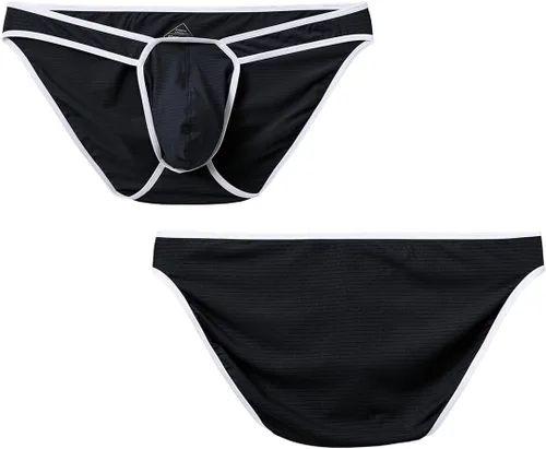 Miniatura 6 de ZONBAILON Ropa interior para hombre, bolsa elástica, sexy, de tiro bajo, con aumento de abultamiento