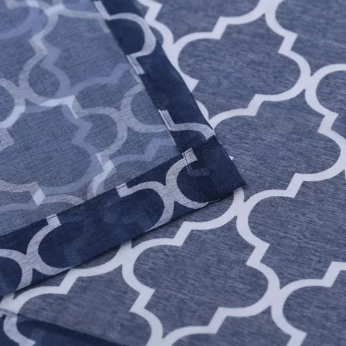 Miniatura 4 de Superior Cortinas de jacquard en cascada metálicas, detalles de ventana, sólidas, texturizadas, modernas, de transición, estilo tradicional