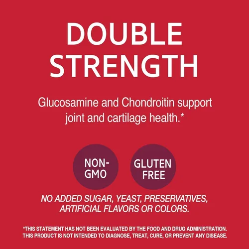 Miniatura 6 de 21st Century Glucosamina Condroitina 500/400mg - Doble Fuerza, cp 60 Recuento