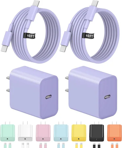 Miniatura 27 de Cargador de carga rápida USB C de 3 pies para iPhone 17, 16, 15, carga rápida, paquete de 2 unidades para iPhone 17/17 Plus/17 Pro/17 Pro Max/iPhone