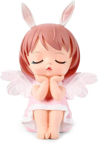 Miniatura 8 de Blessing Angel - Bonita alcancía para niñas, es un regalo único perfecto, decoración de guardería, recuerdo, regalo de bautismo de bebé o alcancía