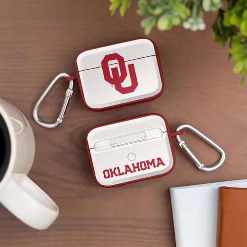 Miniatura 2 de Affinity Bands Oklahoma Sooners HDX - Funda compatible con Apple AirPods Pro 1 y 2 (Classic Crimson)